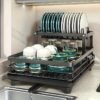Dish Drying Rack, 2-Tier Dish Racks For Kitchen Counter